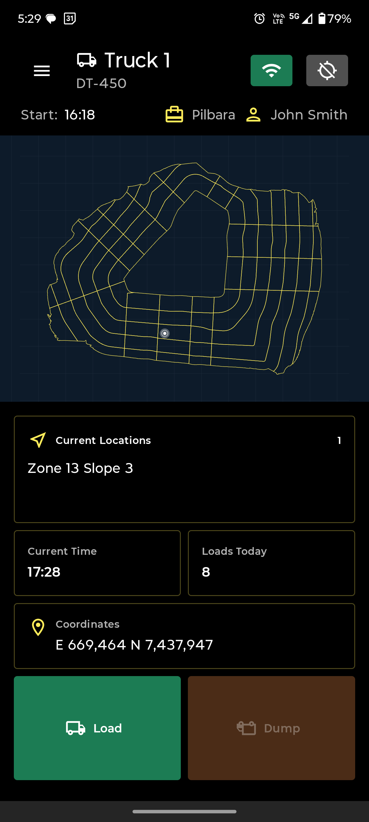 Easy Haul Detailed Map View